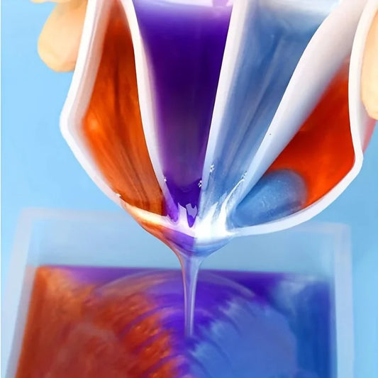 Fluid Art Silicone Paint Diverter DIY Craft Pour Tool